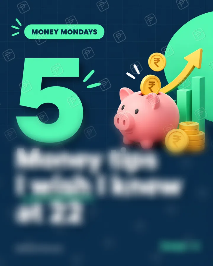 5 Money Tips Carousel Set (3 Slides)
