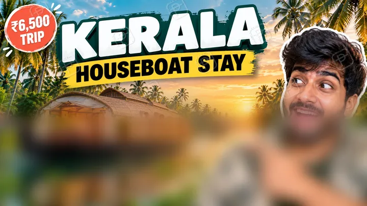 Kerala Backwaters Travel Vlog Thumbnail
