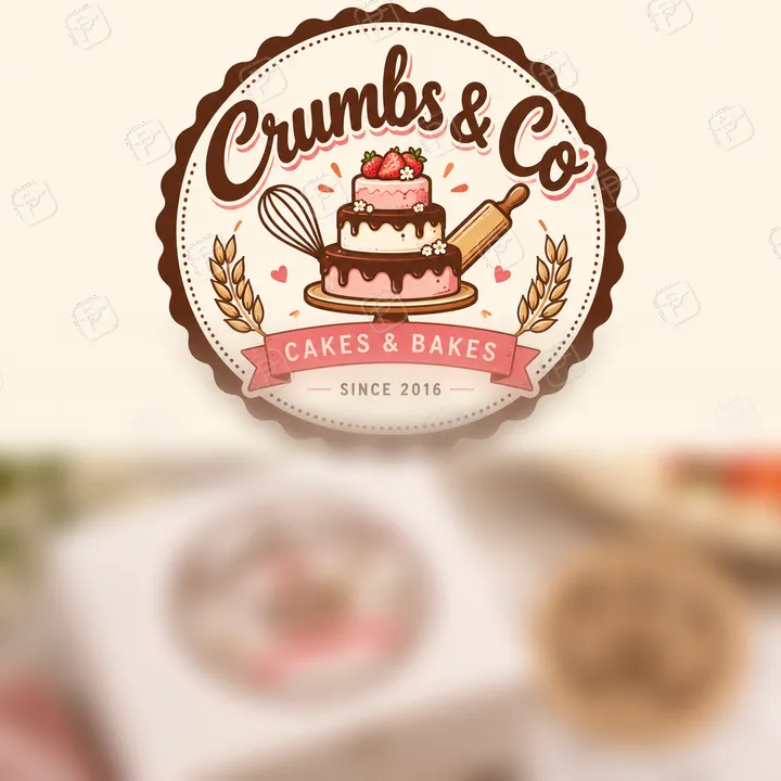 Hand-Lettered Bakery Badge Logo